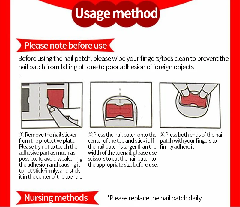 10 PiecesIngrown Foot Care Toenail Corrector Patch Nail Healing  High Elasticity Glue Free Corrector Treatment Tool