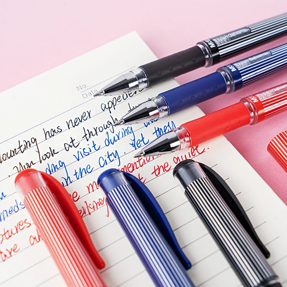 1mm Office Stationery Business Black Color Ink Signature Oil Gel Pen