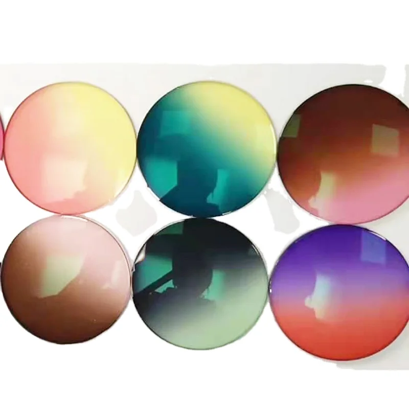 Sun lens solid gradient color plano prescription lenses optical