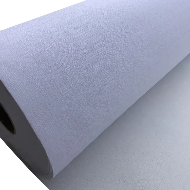 Blank Linen  WallPaper  Roll   Digital Printing Eco Solvent Raw Material Paintabl  UV Latex Printing  wholesale linen canvas