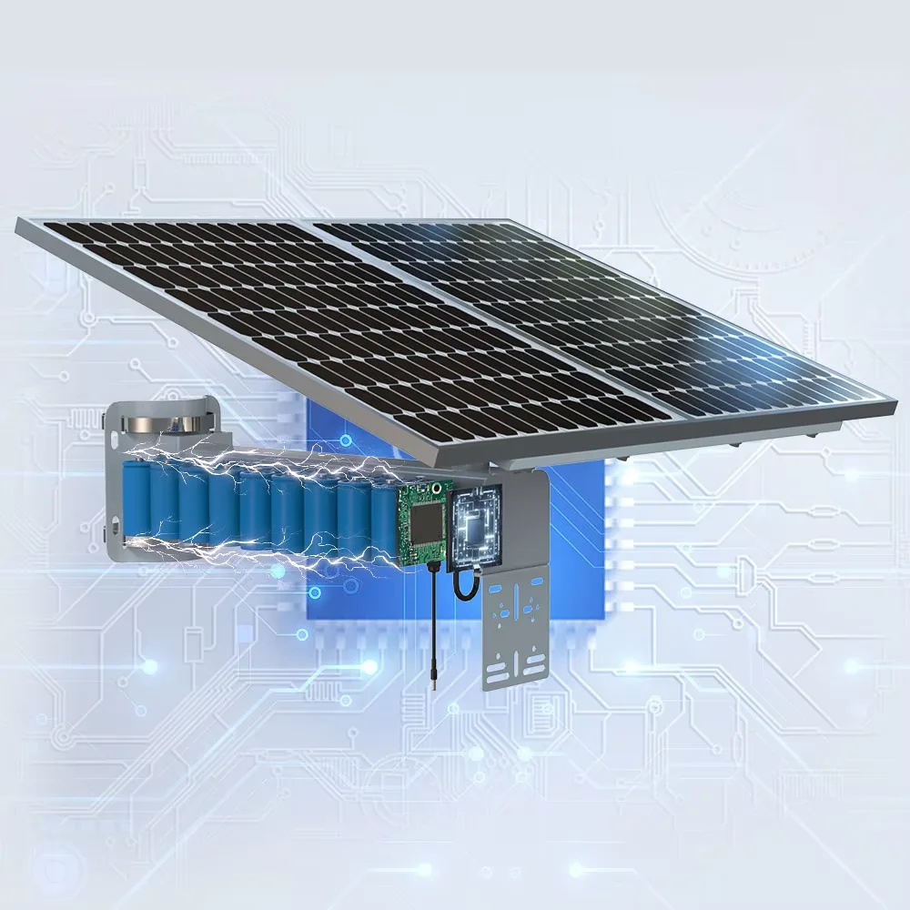 60 W60AH солнечная панель энергетическая система для камеры видеонаблюдения Система безопасности DC 12 В/5 В выход с металлическим кронштейном ЖК-индикатор