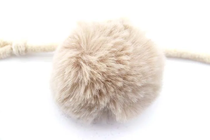 Valentines Party Gifts Wall Christmas Ball Hanging Decoration Brown Ball Banners Pom Pom Wool Felt Balls Garland