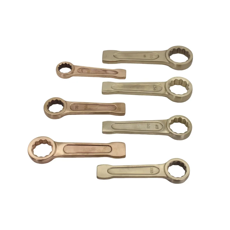 Flogging Ring Spanner Slugging Box End Wrench Aluminum Bronze Striking Wrenches