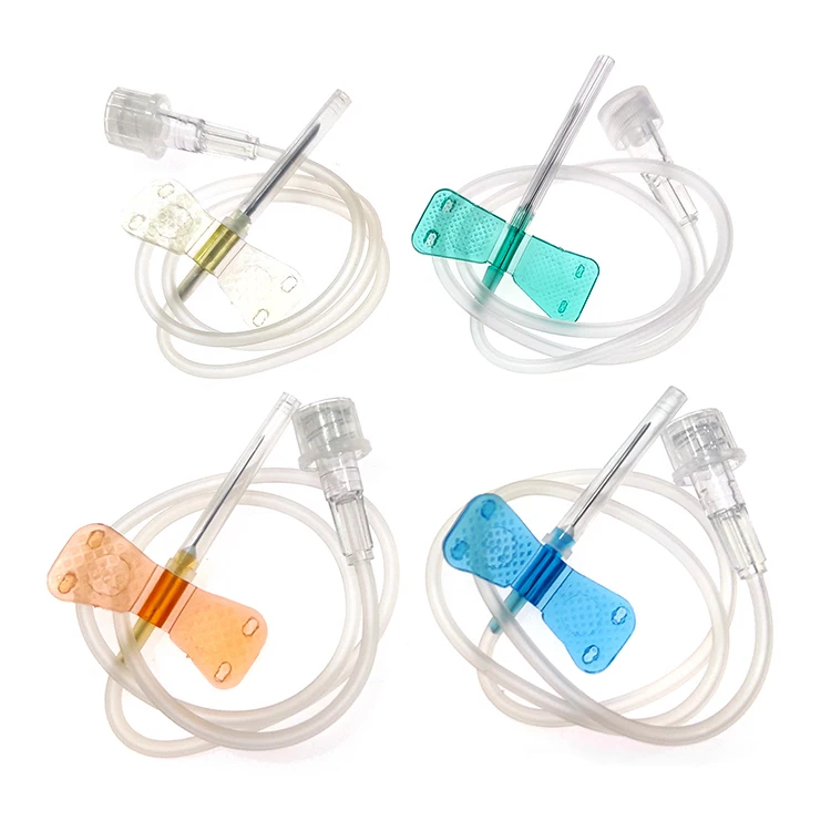 scalp vein set medical 19G 20G 21G 22G 23G 24G 25G 26G 27G butterfly needle