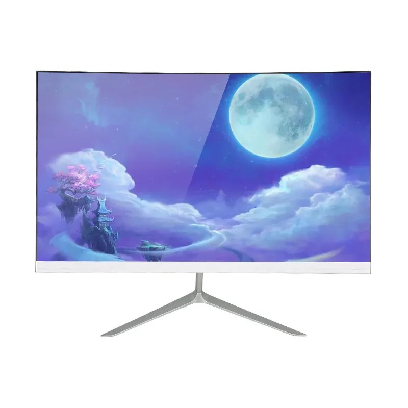 
FHD 23.8 24 Inch Frameless LCD Desktop LED Office Curved Computer Monitor 