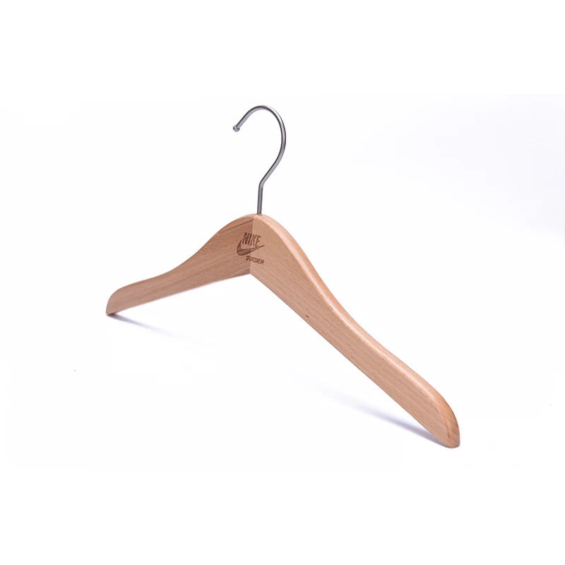 Custom Logo High Quality Children Clothes Hanger kids wooden hangers Baby Hanger