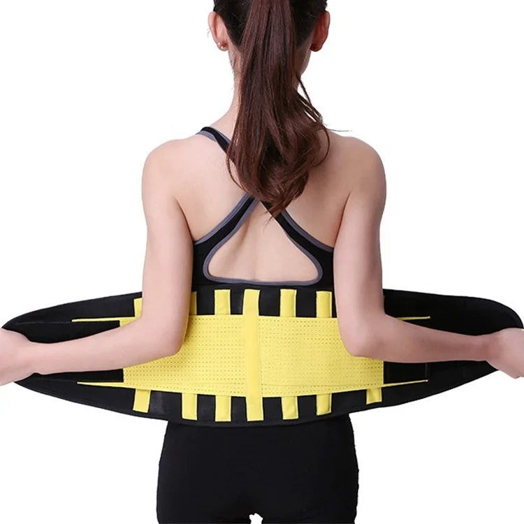 
3011 Workout Slimming Belly Support Adjustable Waist Slimmer Belt Waist Trimmer Neoprene Waist Belt 
