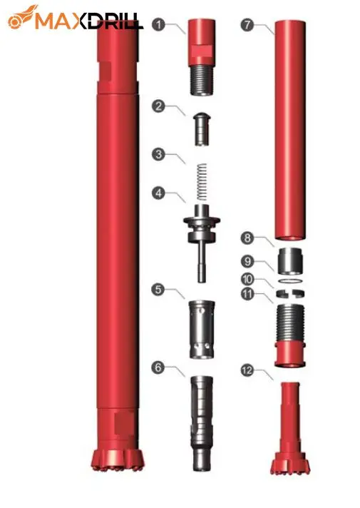 DTH Drilling Tools BR2 Hammer Drill Bit for rock drilling,mining, tunneling