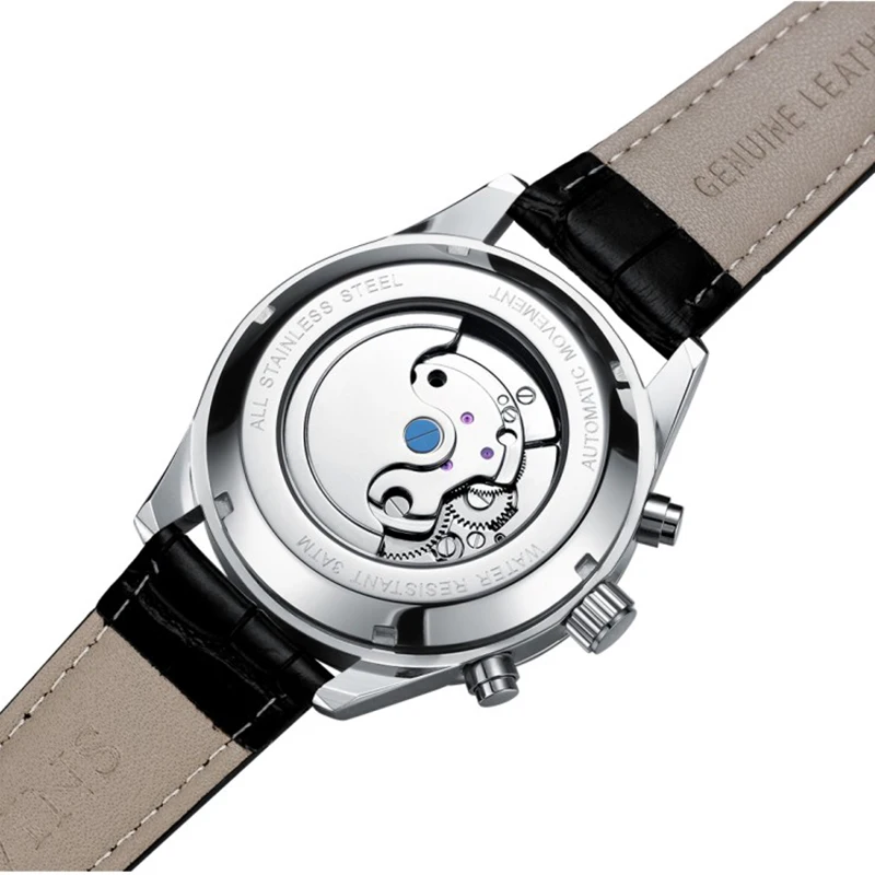 Wholesale Price sports Business Mens Luxury Automatic Skeleton Mechanical Watches Wristwatches