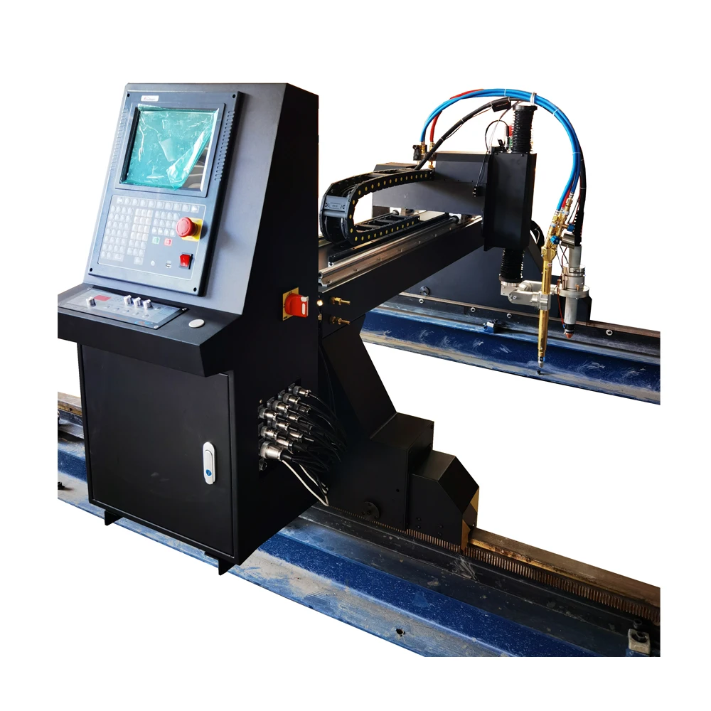 Ql4 Steel Metal 30mm Gantry Cnc Plasma Cutting Machine 1000W 2000*6000mm Size