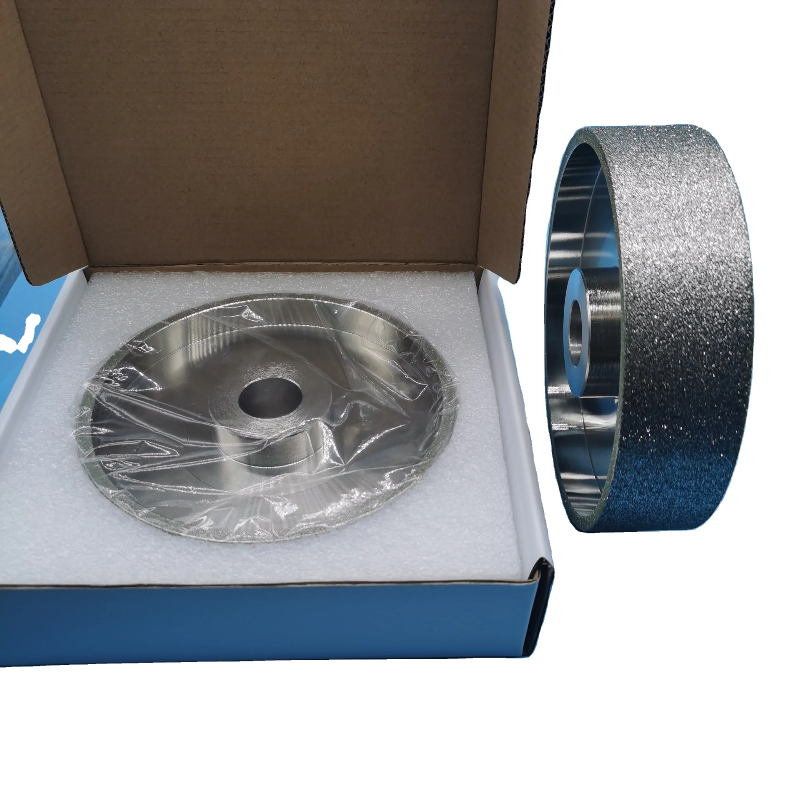 High efficiency long working life 6 in lapidary diamond grinding steel metal hard wheels for gems marble stone glass polishing