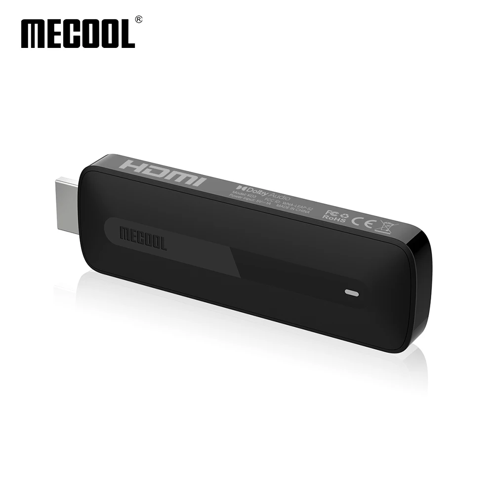 MECOOL KD3 Netflix TV Dongle Stick Amlogic S905Y4 2GB 8GB Android 11 BT5.0  2.4G/5G WiFi Android TV Stick with Remote Control