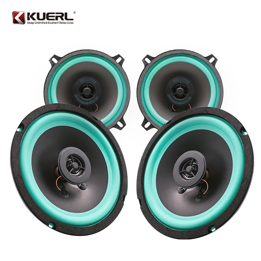 Wholesale cheap 4/5/6.5 inch 2 way car dual-cone speaker with tweeter good sound car audio coaxial speaker