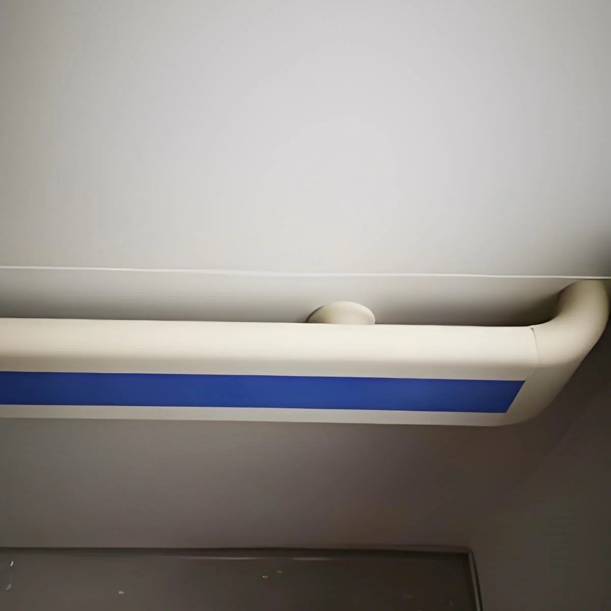 160mm Width Hospital Corridor Handrail Walkway PVC Armrest Wall Protective Rail