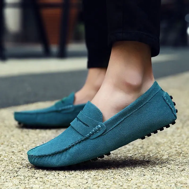 Мокасины Sepatu в стиле унисекс лоферы с бахромой новейшие замшевая обувь для вождения мужские