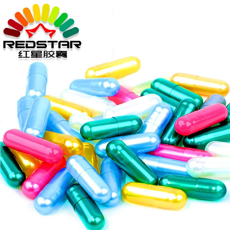 Redstar Пустые твердые желатиновые капсулы жемчужно-зеленый цвет