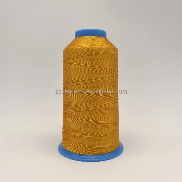 Continuous Filament Polyester Sewing Thread Low Elasticity  Leather Sewing Thread
