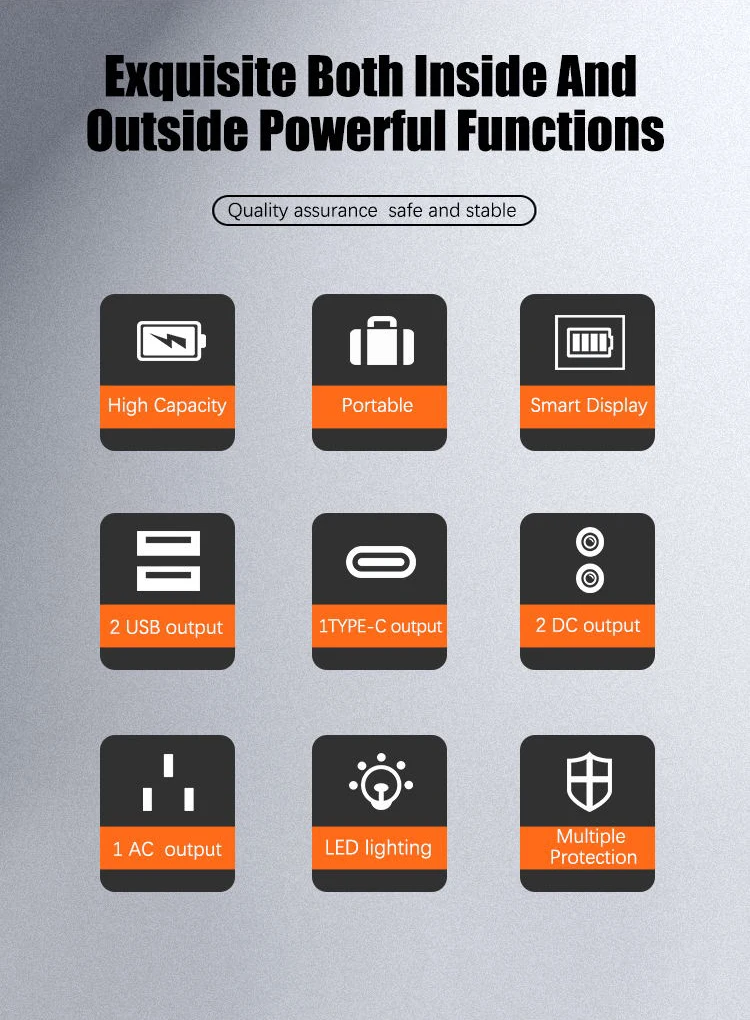 portable generak station solar power system home station 100w with solar hybrid inverter lifepo4 battery pack electric bank port