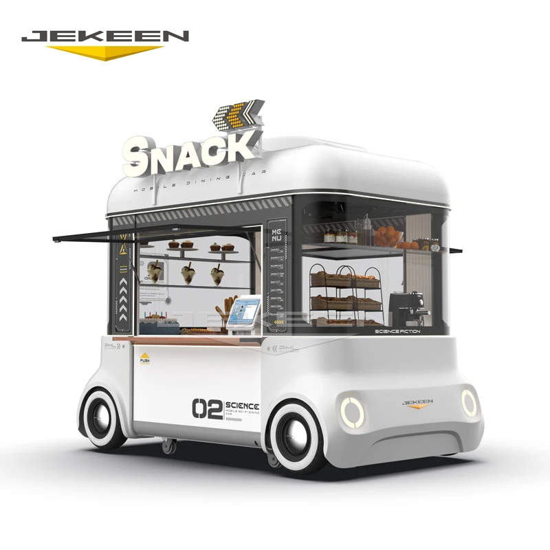 Jekeen Buy A Shandong Food Mobile Truck  Fully Equipped Restaurant Equipment For Food Small Truck
