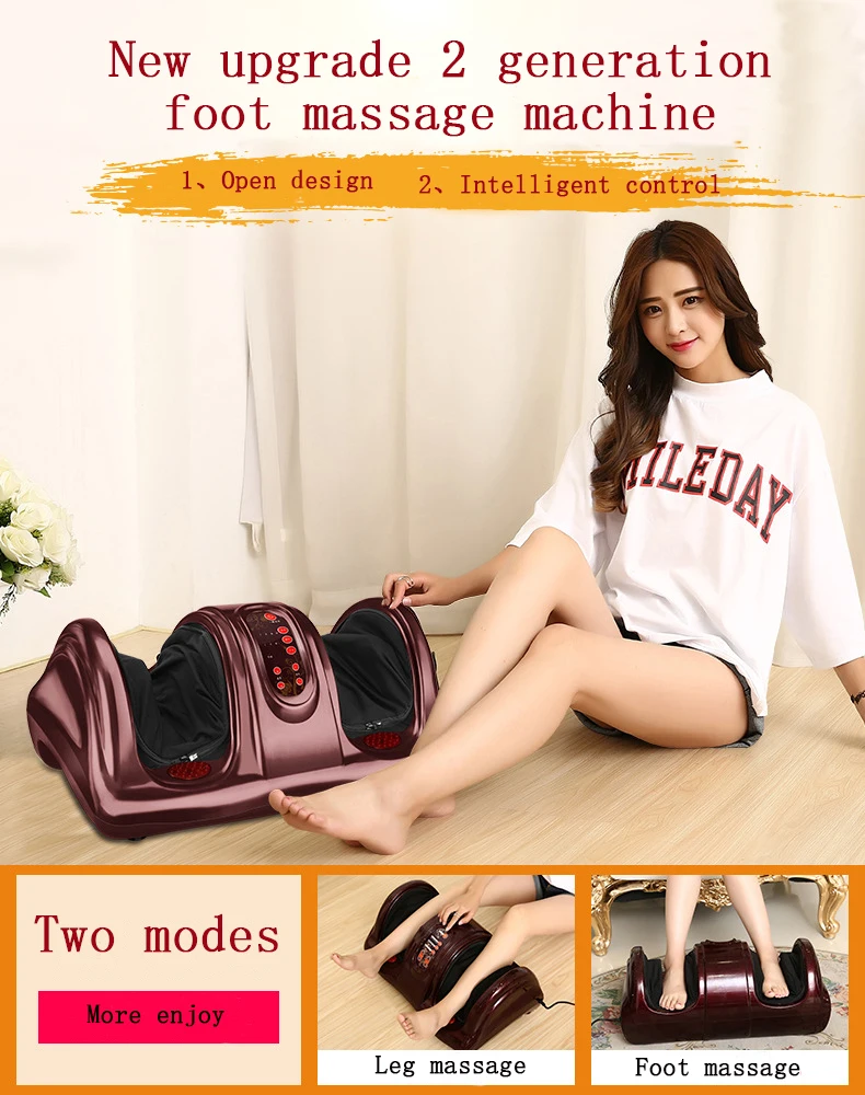 Best Selling 2024 Health Care Foot Spa Massage Portable Household Multifunction Shiatsu Foot Calf Arms Massage Machine