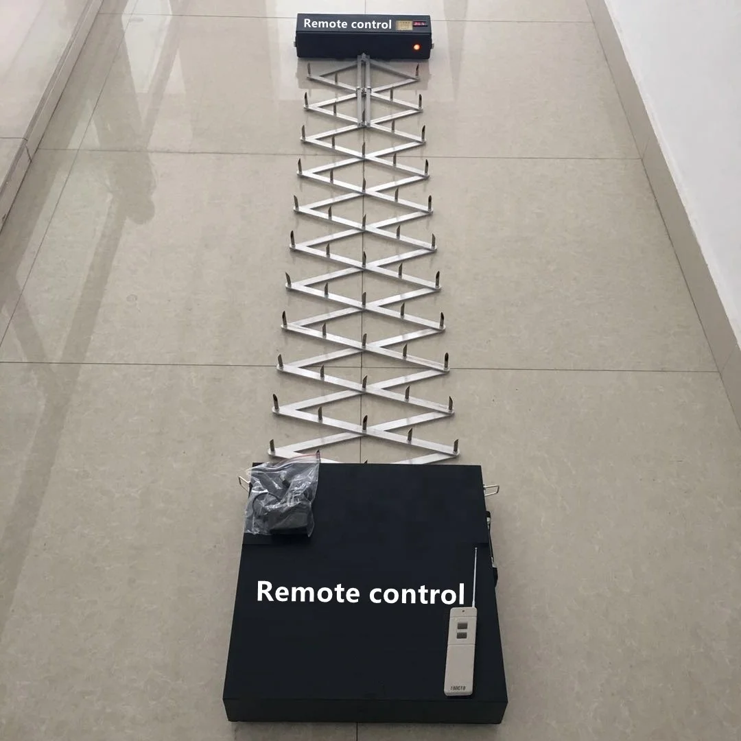 Emergency traffic control portable Retractable tyre spike breaker barrier Automatic Remote control roadblock Tire killer