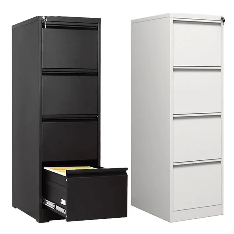 horizontal iron modern design iron vertical storage metal furniture home office 4 drawer steel filing cabinet