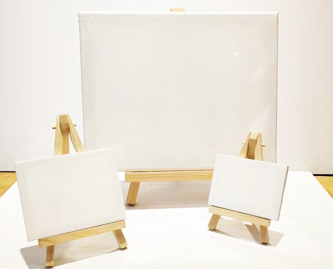 280g 30X40C, White Stretched Canvas Frame for Drawing Painting