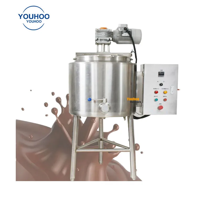 Commercial Continuous Batch tank Cocoa Butter Tempering Processing Machine for Chocolate