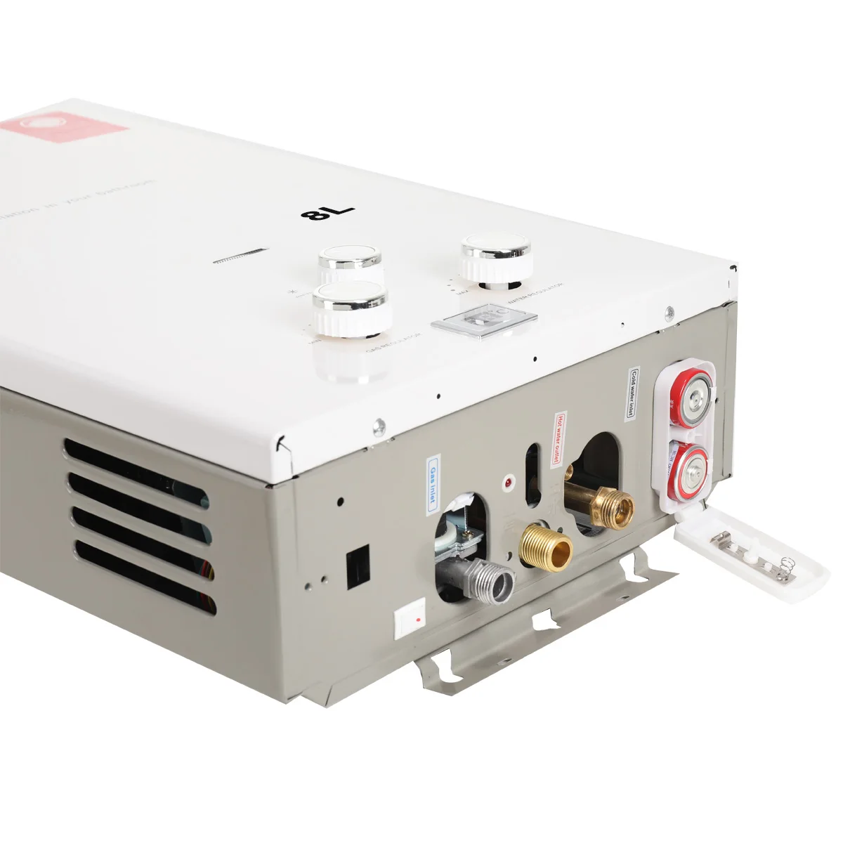 Wholesale 8L 2.11 GPM Wall Mounted Rotary Knob Portable Tankless Instant Propane Gas Water Heater Boiler