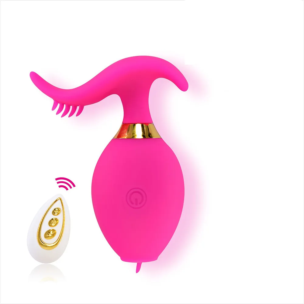 Remote Control Silicone Waterproof Licking Vibrator Female Sex Toys Nipple Clitoris Licking Stimulation Vibrator Adults Sex Toys