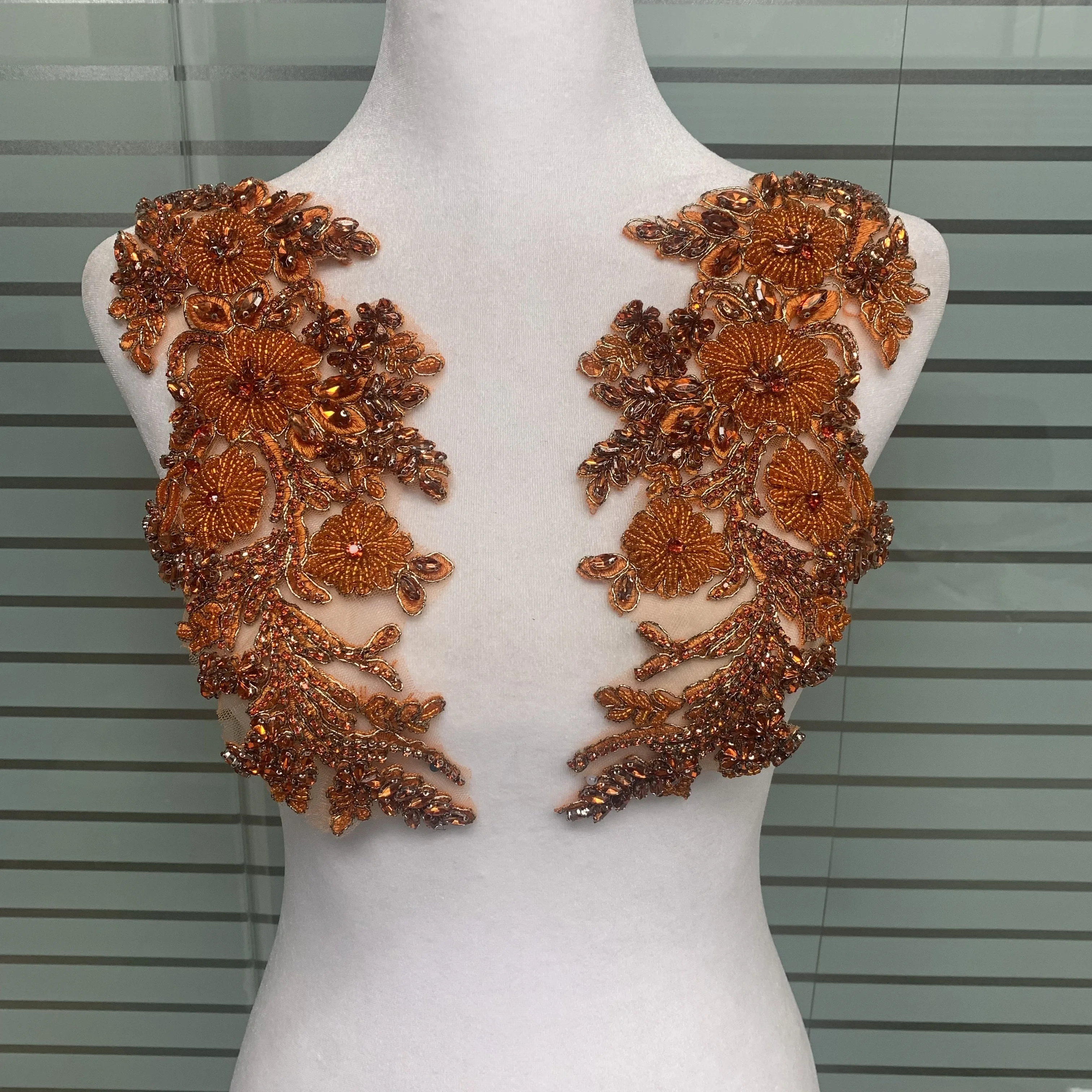 Dress veil DIY applique accessories High-end quality three-dimensional  applique