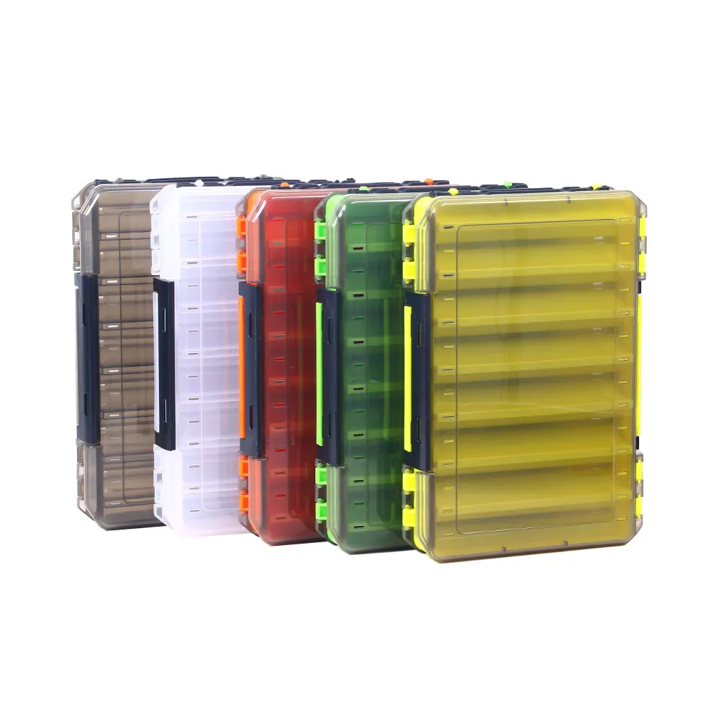 Thickened Fishing lure Box 34*21.5*5CM Squid Bait Lure Hook Boxes Storage Fishing Tackle
