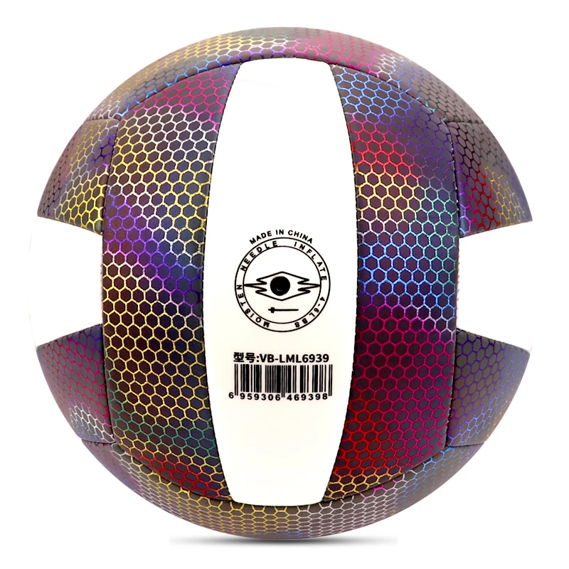 High Quality Pu Reflective Outdoor Recreational Volleyball - Official Size