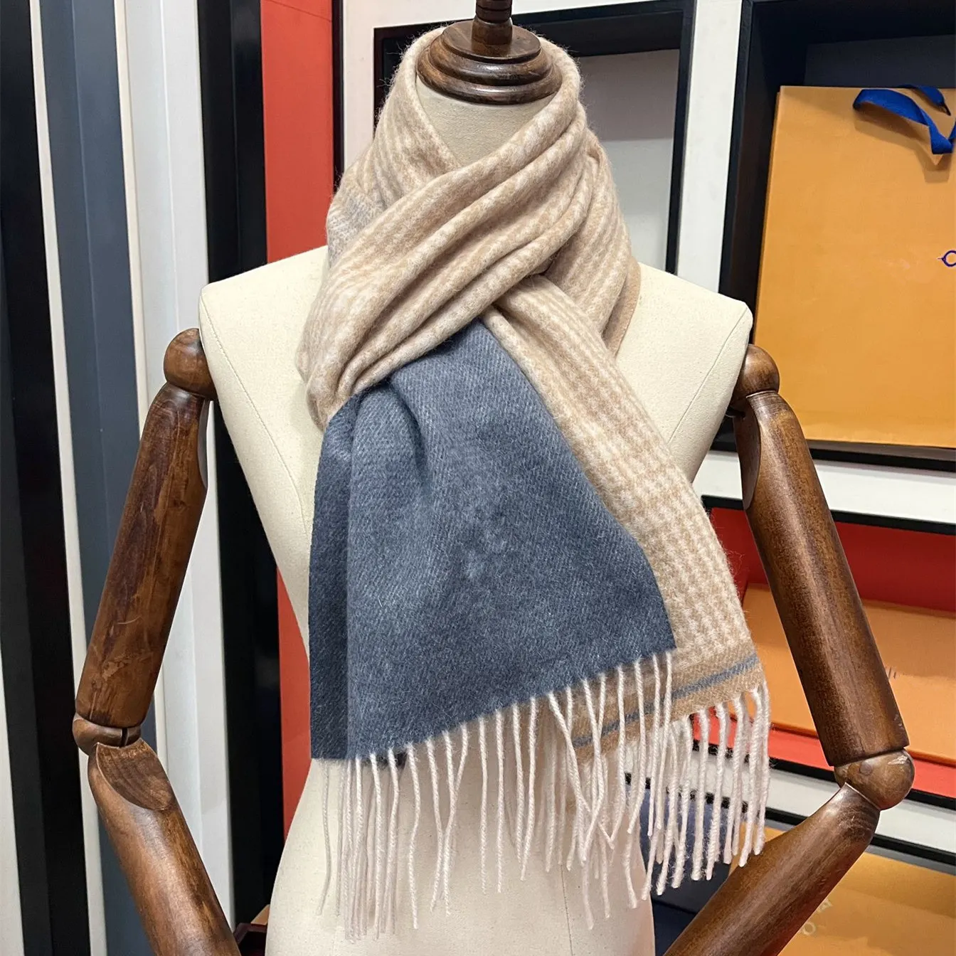 summer fashion scarf knitting pattern cashmere women winter designer scarves for lady