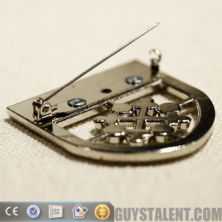 Custom Garment Hat Bag Luggage Brand Logo Gold Cooper Steel Metal Logo Pins Label Name Tag Plate Clothing Metal Logo Metal Tag