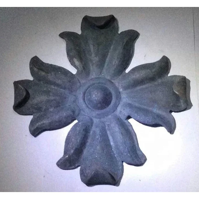 Manufacturer Wrought Iron Stamped Leaves for Staircase Fence Railings