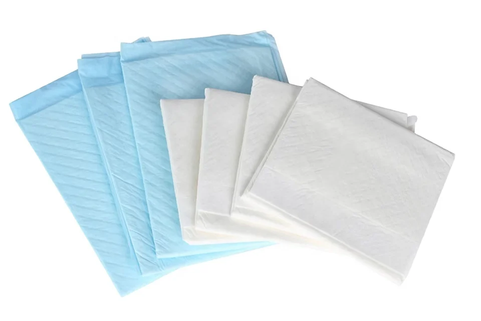 Free Sample Nursing Pads Blue Film Urine Pad Nursing Pads Absorbent For Urine 60*60