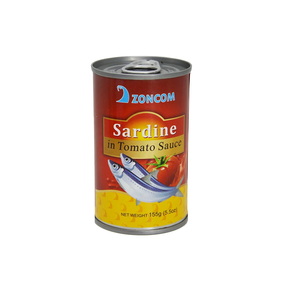 Hot Sale OEM Canned Sardine in Tomato Sauce 155g Tin Fish Pilchard
