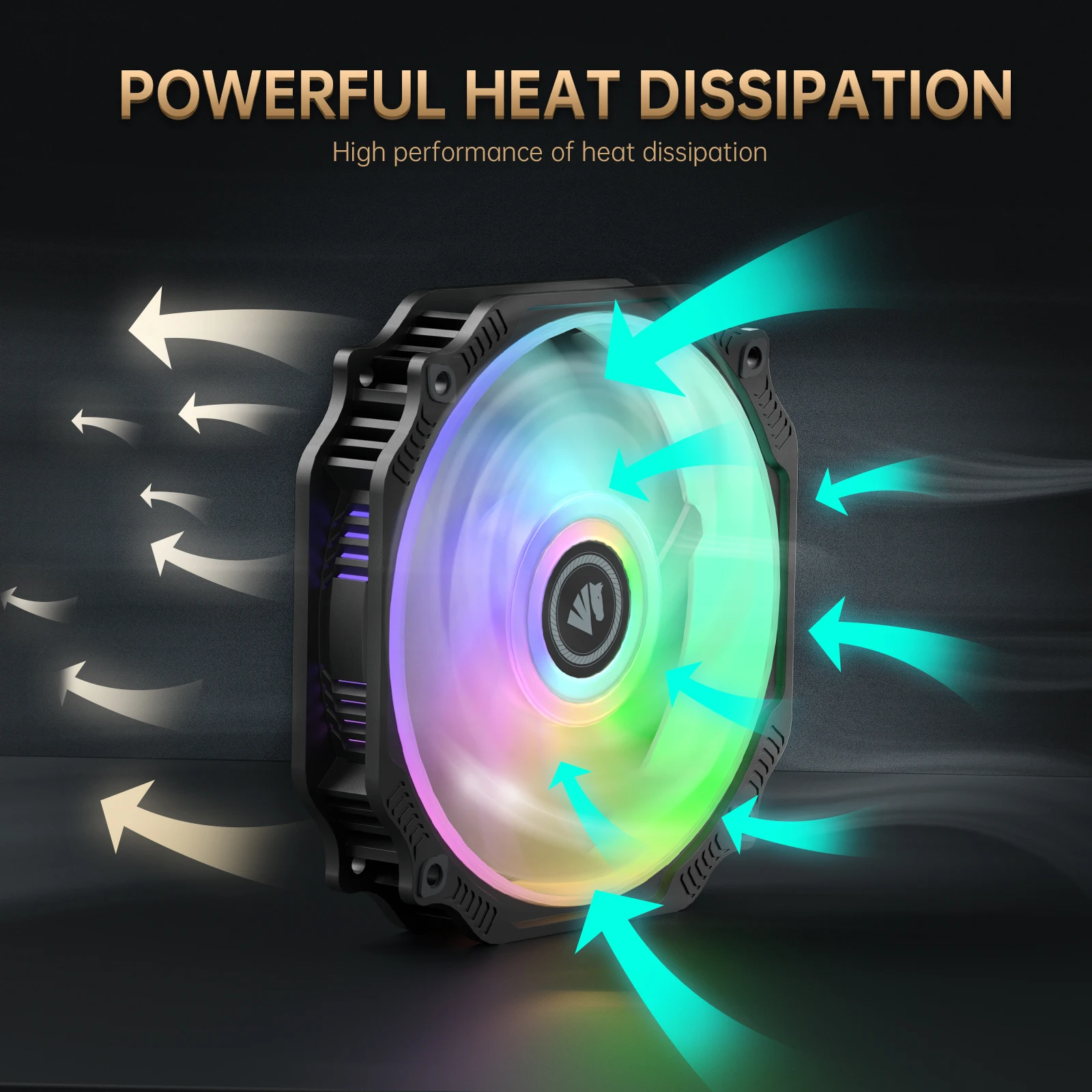 Small MOQ OEM DIY New Arrival Shuttle 140mm Hydradlic Bearing Liquid Cooler PC ARGB Aluminum Lower Noise case fan