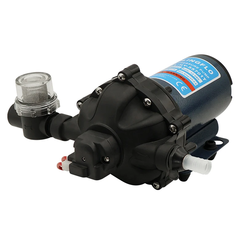 12V 20.8LPM High Pressure Deck Washdown Water Pump Kit Electric Marine Cleaning Pump Kit