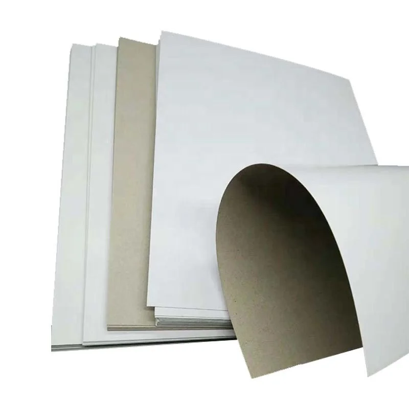 Gray back paper board raw material duplex cardboard roll
