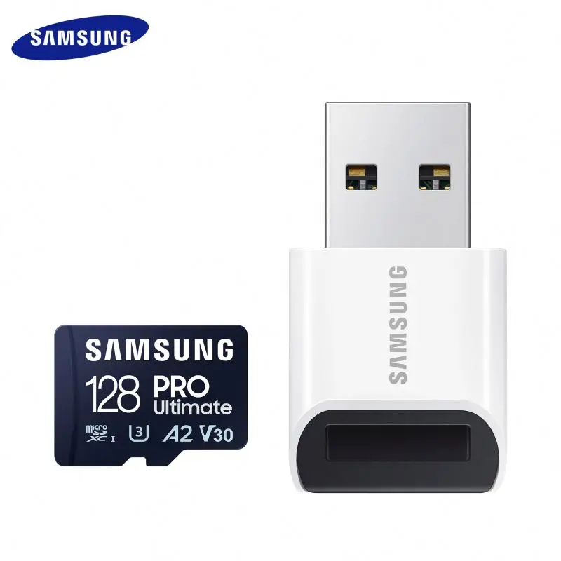 Original Samsung PRO Ultimate Memory Card 128GB 256GB 512GB Micro TF SD Card V30 Speed Up To 200MB/s A2 U3 TF SD Card For Camera