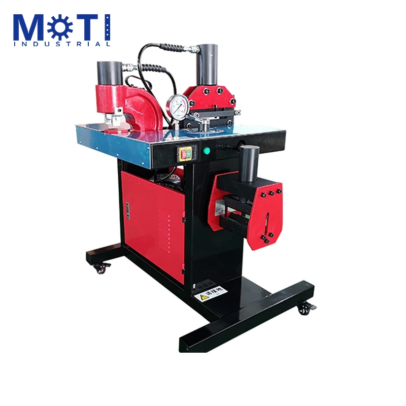 bus bar punching bending cutting machine dhy-150d 3 in 1 hydraulic automatic busbar processing machine