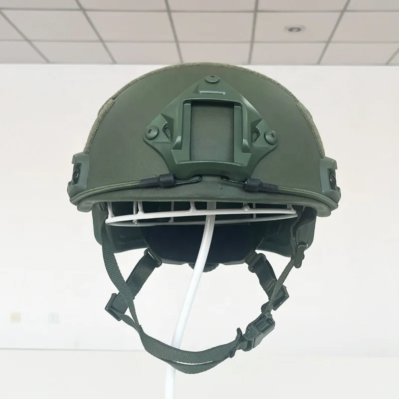 green Outdoor Style Combat Tactical Ballistic Helmet PE Aramid Nij Iiia. 44 Ach Fast Tactical Helmet
