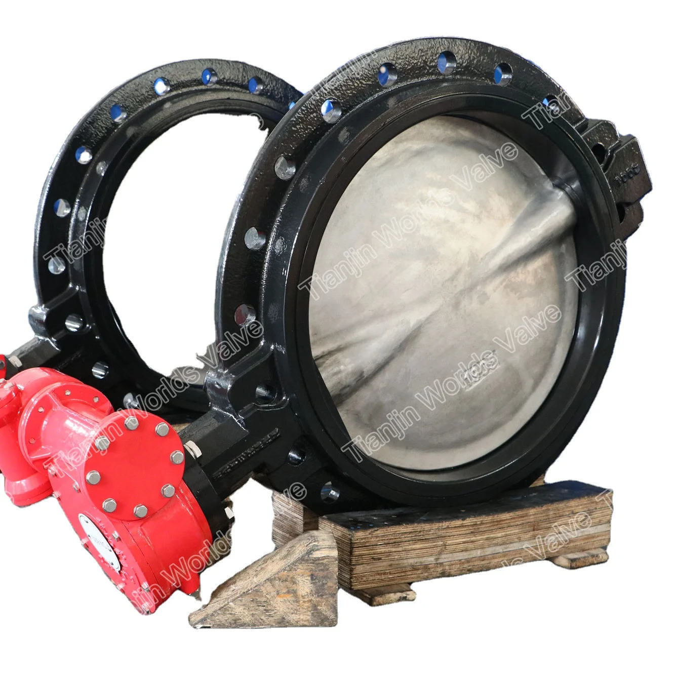 hydraulic cylinder operated wafer type butterfly valve supplier