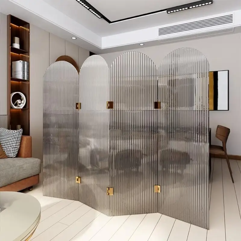 Transparent Partition Bathroom Hallway Livingroom Modern Simple Acrylic Mobile Screen
