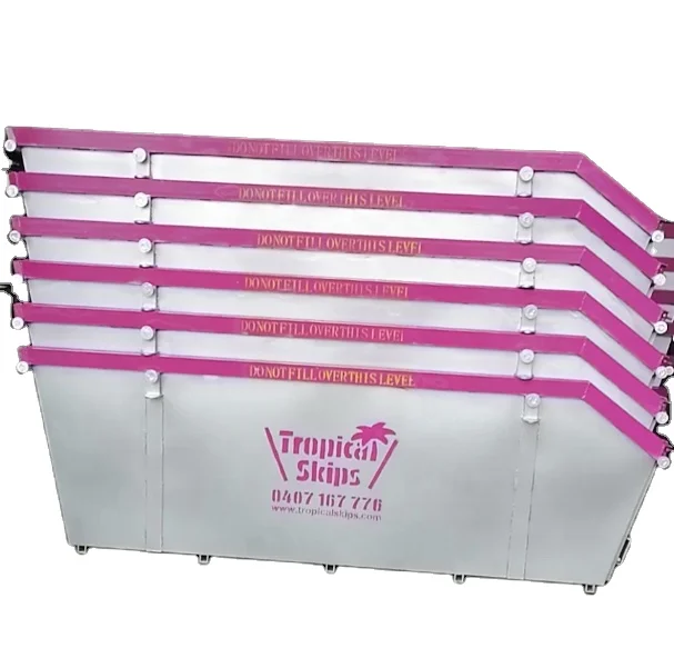 galvanized sheet garbage skip  bin