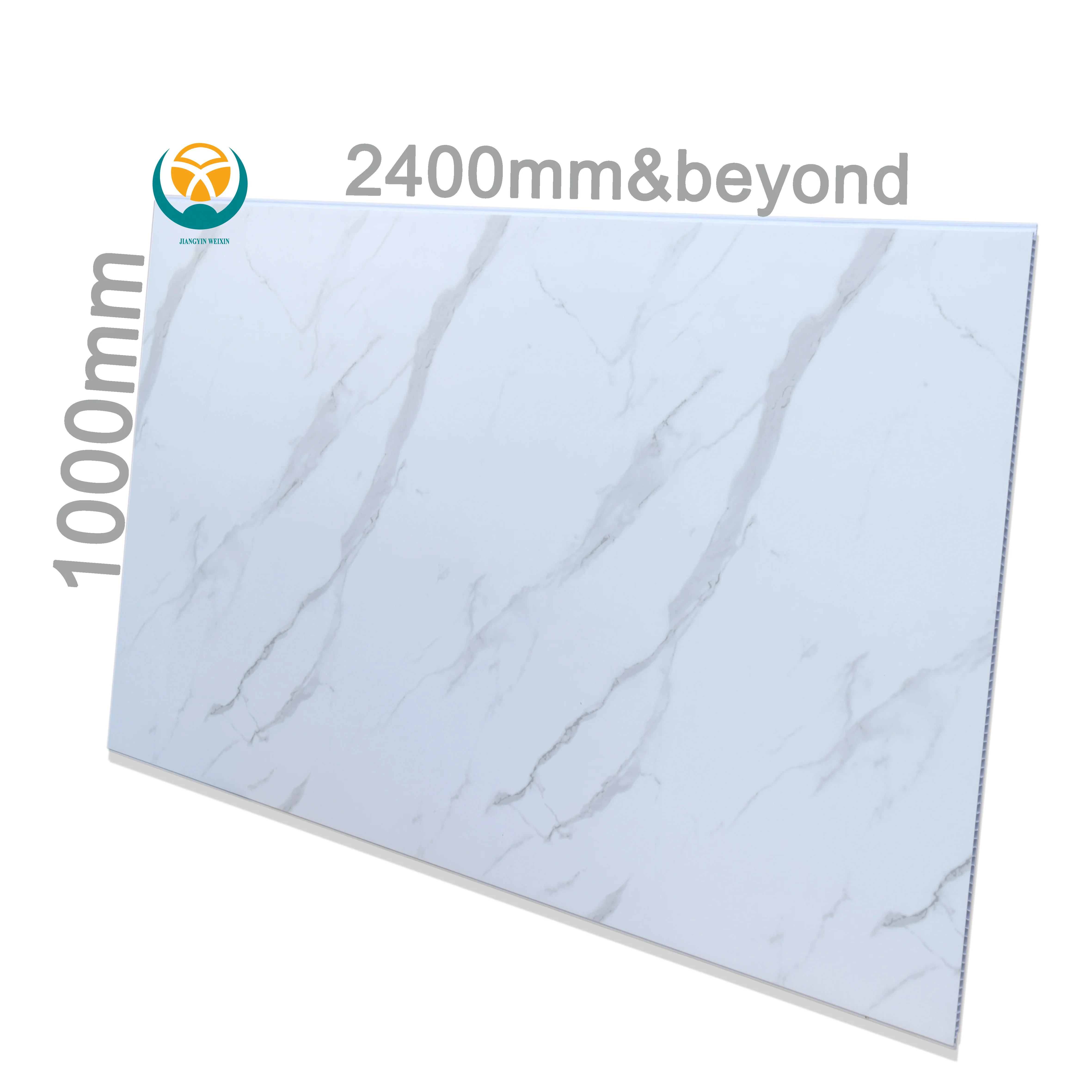 large size 1m wide plastic wall cladding panels for interior decoration