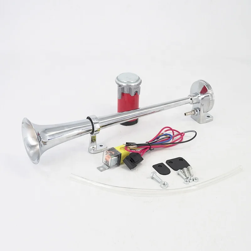 12V Car Boat Train Air Horn Single Loud Sound Trumpet Electric Horn Harness Relay