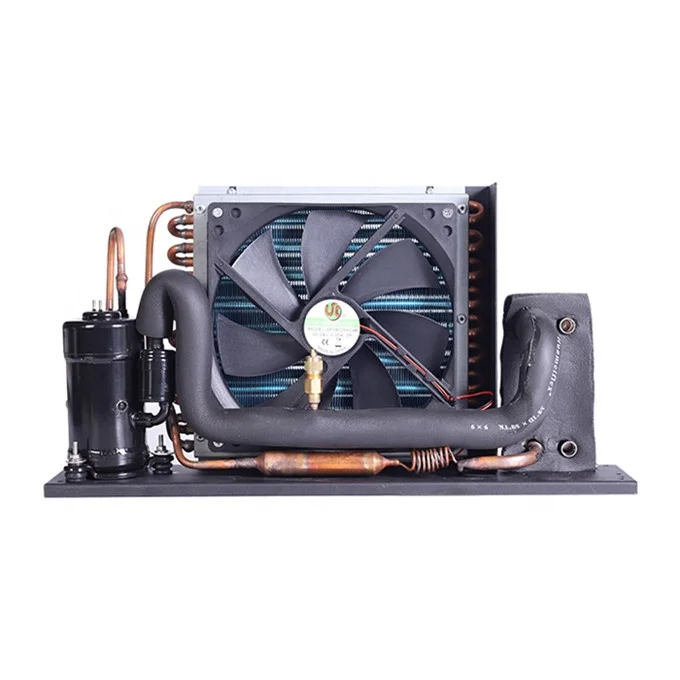 HVAC air cooling machine dc 24v  600w  small refrigeration condensing unit for mini cold room